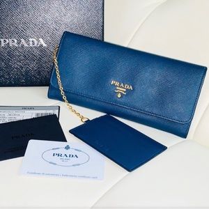 PRADA SAFFIANO Wallet and ID Holder